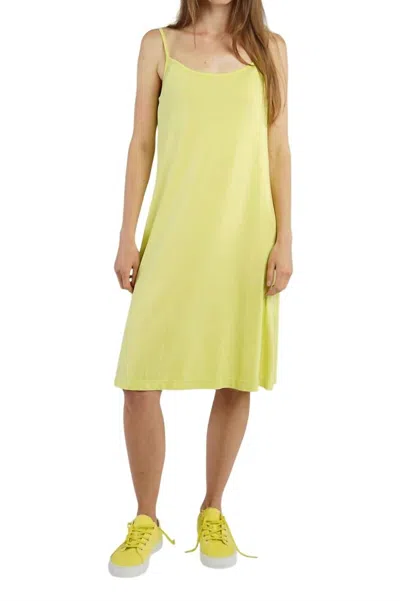 Rundholz Tank Dress In Sun In Yellow
