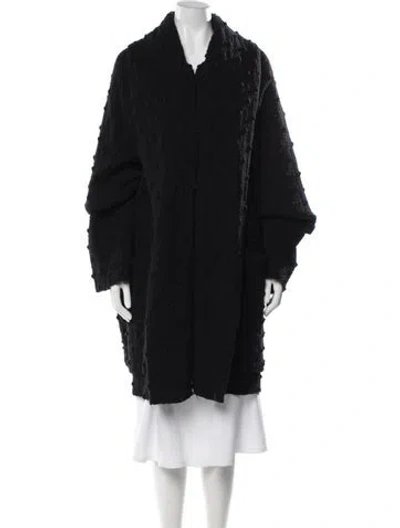 Pre-owned Rundholz Virgin Wool Coat In Black