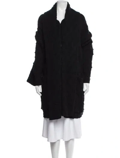 Pre-owned Rundholz Virgin Wool Coat In Black