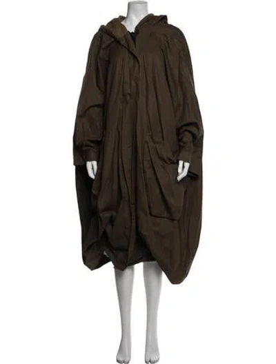 Pre-owned Rundholz Virgin Wool Coat In Brown