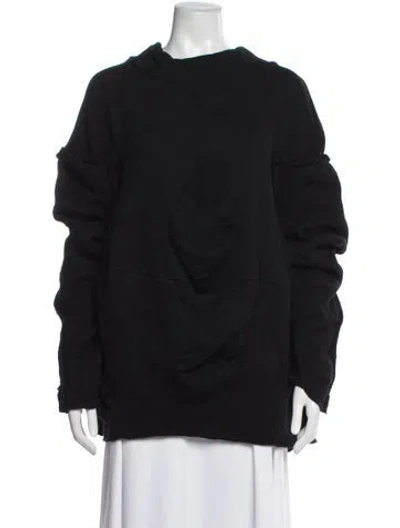 Pre-owned Rundholz Virgin Wool Mock Neck Sweater W/ Tags In Black