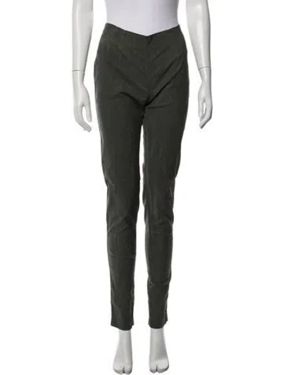 Pre-owned Rundholz Virgin Wool Straight Leg Pants In Black