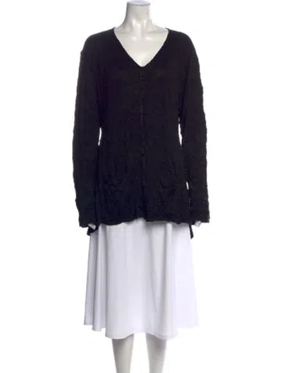 Pre-owned Rundholz V-neck Sweater In Black