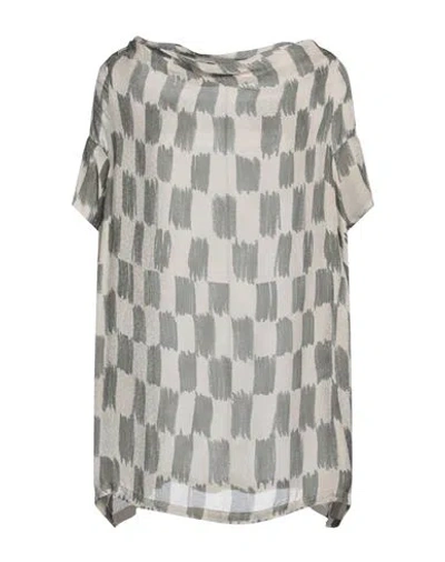 Rundholz Woman Top Light Grey Size S Viscose In Gray