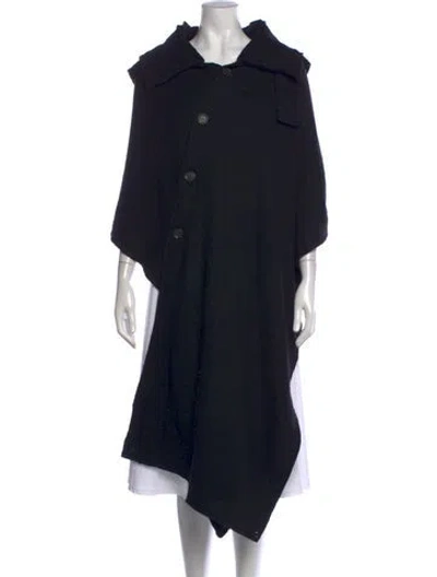 Pre-owned Rundholz Wool Open Front Sweater W/ Tags In Black