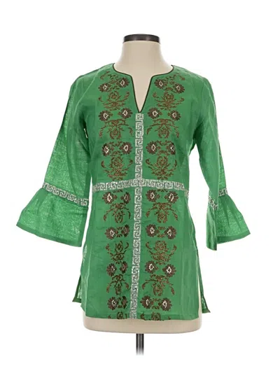 Pre-owned Rungolee Kimono In Green