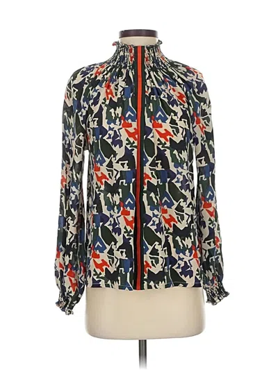 Pre-owned Rungolee Long Sleeve Blouse In Black