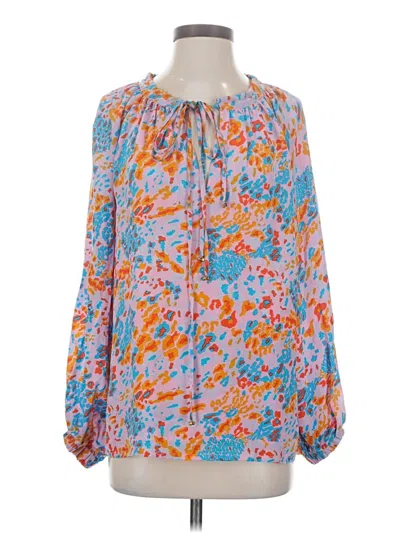 Pre-owned Rungolee Long Sleeve Blouse In Blue