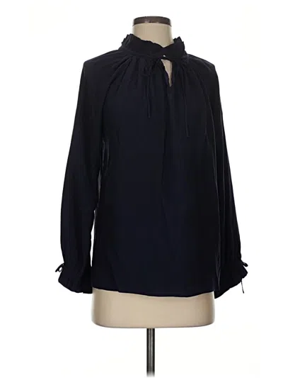 Pre-owned Rungolee Long Sleeve Blouse In Blue