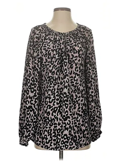 Pre-owned Rungolee Long Sleeve Blouse In Pink