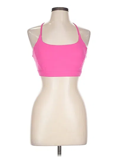 Pre-owned Running Girl Sports Bra In Pink