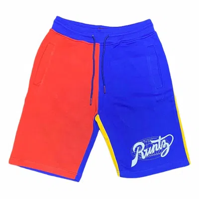 Runtz Men's Divided Worldwide Shorts In Royal In Blue