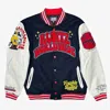 Runtz Men's Worldwide Club Varsity Jacket In Navy