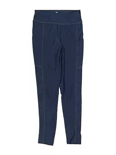 Pre-owned Runway Kids' Active Pants In Blue