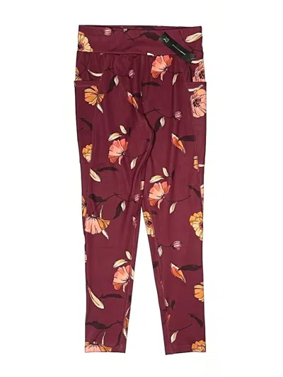 Pre-owned Runway Kids' Casual Pants In Burgundy