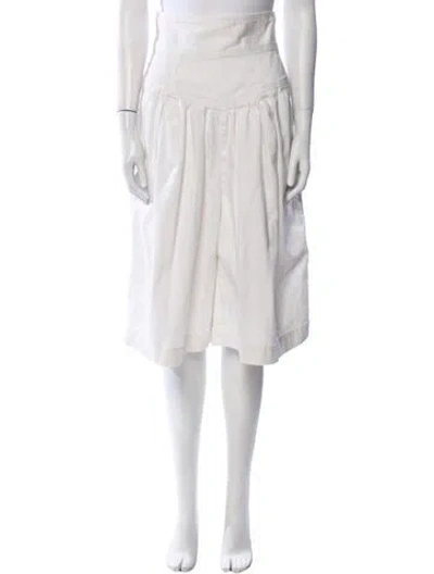 Pre-owned Runway Marc Jacobs Wide Leg Pants In White