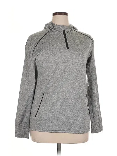 Pre-owned Runway Pullover Hoodie In Gray