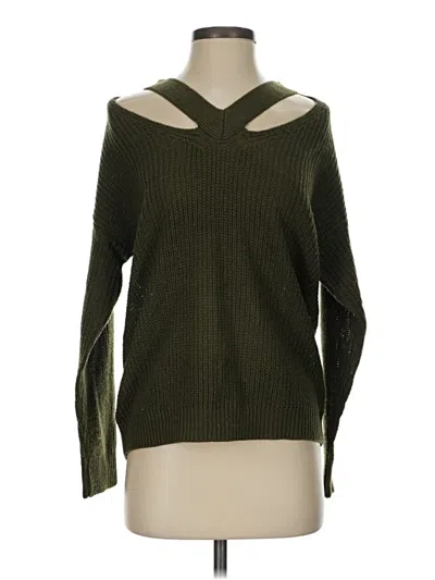 Pre-owned Runway Pullover Sweater In Green