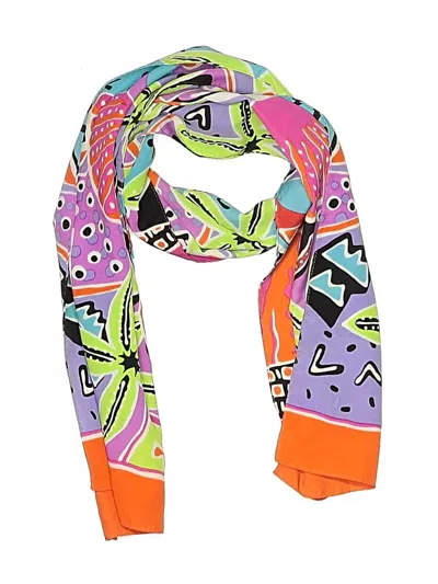 Pre-owned Runway Scarf In Orange