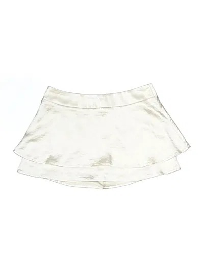 Pre-owned Runway Skort In Ivory