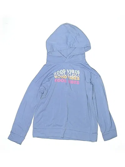 Pre-owned Runway Kids' Zip Up Hoodie In Blue