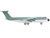 Runway24 Lockheed C-5 Galaxy Transport Aircraft Gray And White "united States Air Force" With Runway Section