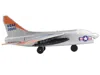 Runway24 Ltv A-7 Corsair Ii Attack Aircraft Silver Metallic "united States Air Force" With Runway Section Die