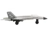 Runway24 Mcdonnell Douglas F/a-18c Hornet Fighter Aircraft Gray "united States Navy" With Runway Section Diec