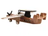 Runway24 Northrop Grumman E-2c Hawkeye Aircraft Tan "united States Navy" With Runway Section Diecast Model Ai