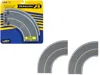 Runway24 Runway Curved Sections 2 Piece Set For Diecast Models By