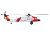 Runway24 Sikorsky Hh-60j Jayhawk Helicopter White And Red "united States Coast Guard" With Runway Section Die