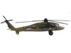 Runway24 Sikorsky Uh-60 Black Hawk Helicopter Olive Drab "united States Army" With Runway Section Diecast Mod