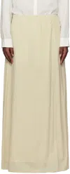 Ruohan Beige Kos Maxi Skirt In Re011ss25