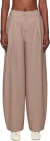 Ruohan Brown Denver Trousers In Re030ss25