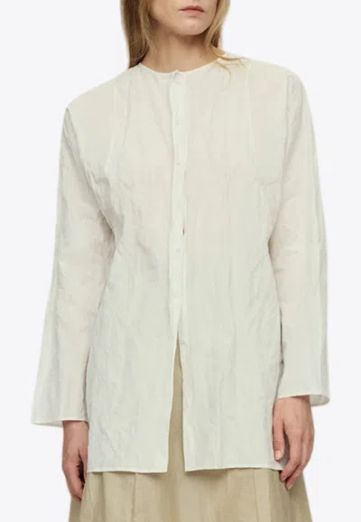 Ruohan Bruno Wrinkled Blouse In White