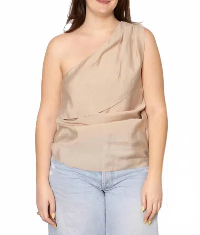 RUOHAN DEVON SLEEVELESS TOP IN BEIGE