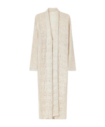 Ruohan Evora Draped Open-knit Cardigan In Neutral
