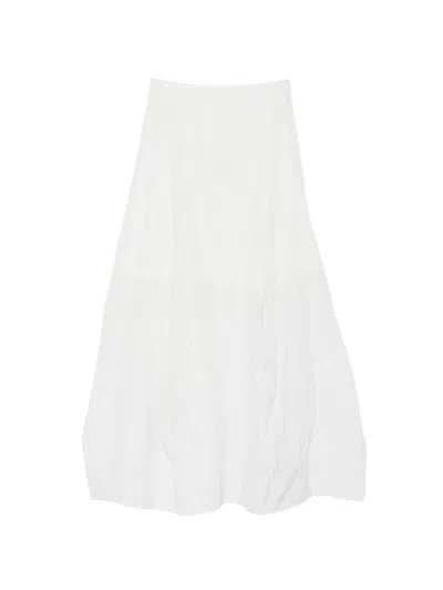 Ruohan Frost Cocoon Skirt In White
