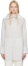 Ruohan Gray Water Color Tinos Long Sleeve Shirt