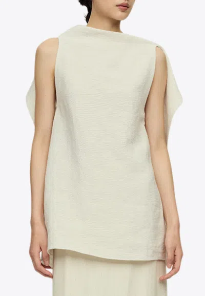 Ruohan Kuva Open-back Top In White