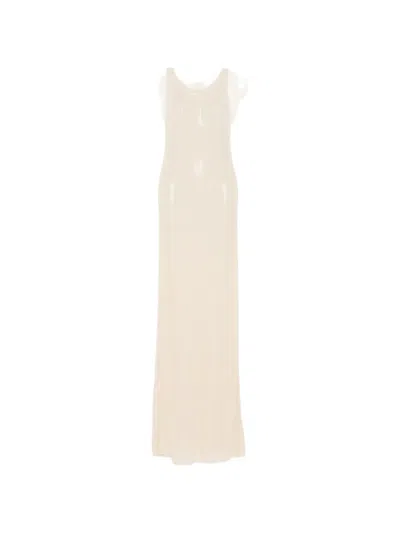 Ruohan Sleeveless Knit Dress In Neutral
