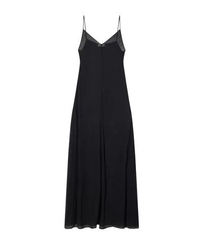 Ruohan Evia Cotton-gauze Maxi Dress In Black