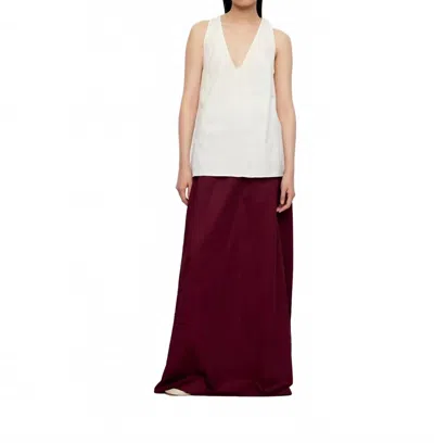 Ruohan V-neck Tank Top - Plus In White