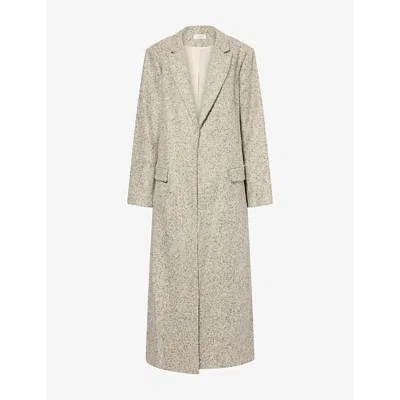 Ruohan Womens  Neris Long Wool-blend Coat In Brown