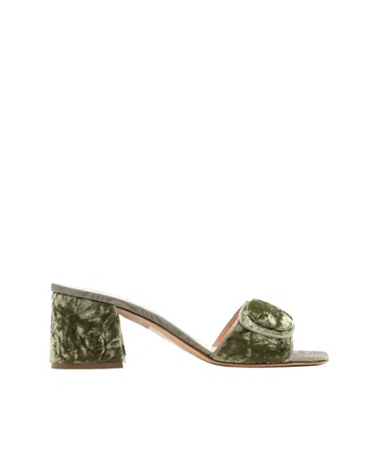 Rupert Sanderson Harper Mule In Green