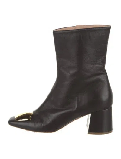 Pre-owned Rupert Sanderson Leather Boots In Black