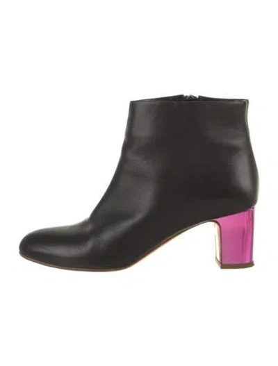 Pre-owned Rupert Sanderson Leather Boots In Black