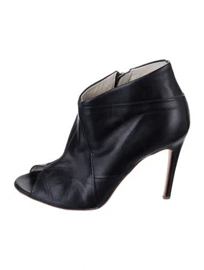 Pre-owned Rupert Sanderson Leather Boots In Black