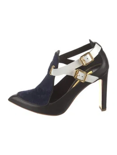 Pre-owned Rupert Sanderson Leather Pumps In Blue