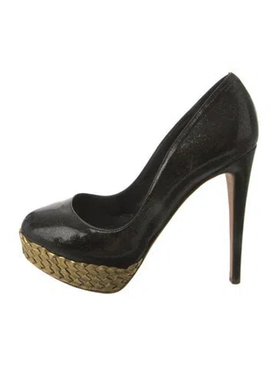 Pre-owned Rupert Sanderson Leather Pumps In Green